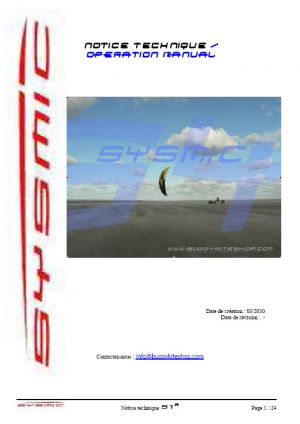 Sysmic S1 User Manual | Buggy Kite | BuggyKiteShop