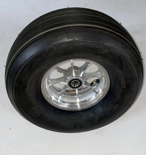 Wheel Midi XL 18x8.5-8 | Black Alloy Wheels | BuggyKiteShop