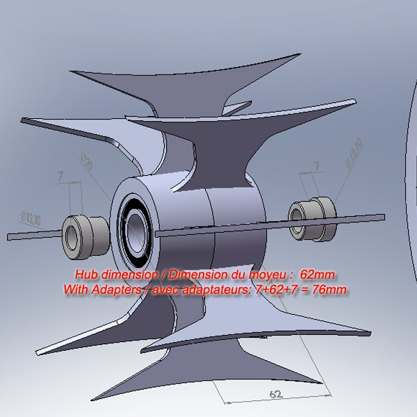 Aluminum Rim 4x8 | Alloy rim | BuggyKiteShop